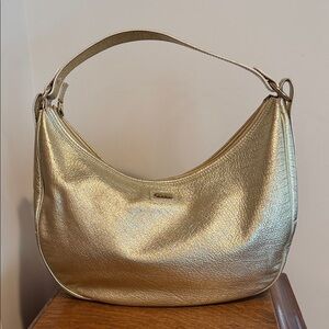 Chic Gold Hobo Bag